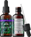 Tintura di citronella, Estratto di citronella organica (cimbopogon Citratus) Integratore di erbe, Non OGM in Glicerina vegetale organica a freddo, 700 mg, 2 oz (60 ml)