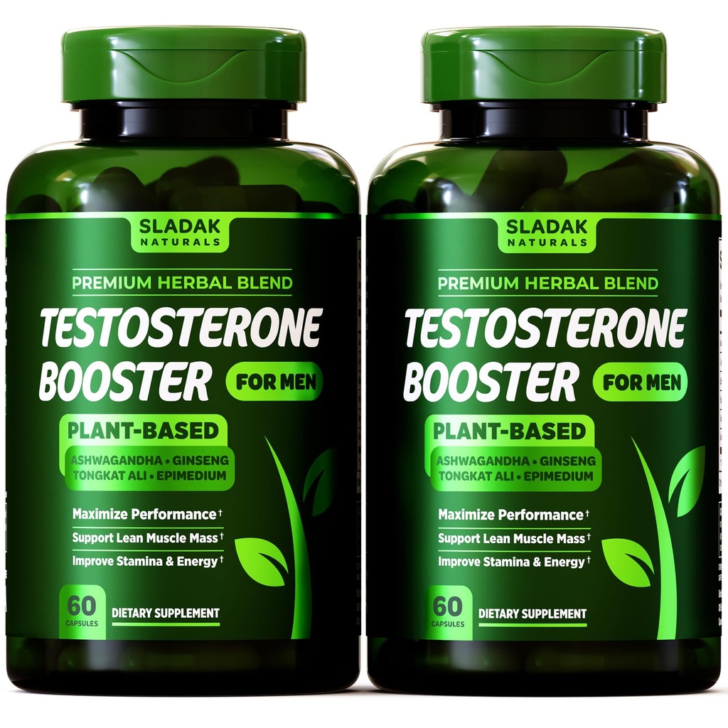 Testosterone Booster supplemento per gli uomini - Male Enhancing Test Boost - Ashwagandha, L-Arginina, Tongkat Ali, Tribulus + di più - Allenamento muscolare, resistenza, energia e prestazioni - 2 mesi di fornitura