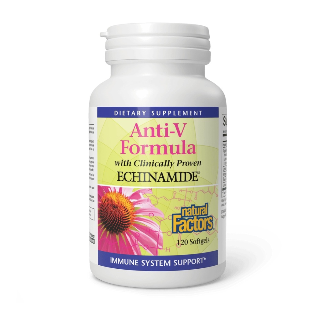 Formula Anti-V - Integratore di sostegno sano del sistema immunitario - Integratore di salute immune a base di erbe con Reishi Mushroom & Licorice Root - 120 Softgels (120 Servings)