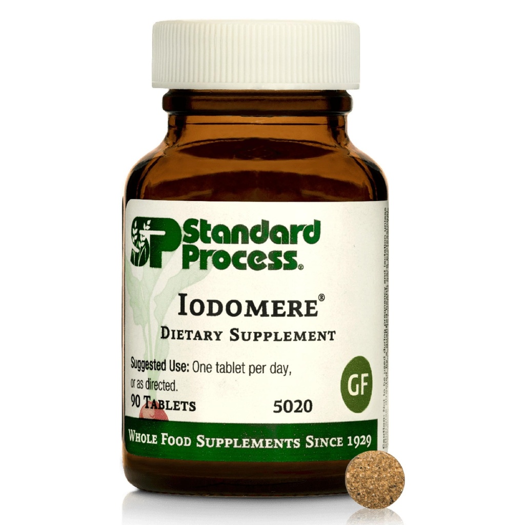 Iodomere di processo standard - Supplemento giornaliero per sostenere il metabolismo, la funzione immunitaria e la produzione di ormoni tiroidei - Gluten-Free, Non-Dairy & Non-Soy - 90 compresse (90 porzioni)