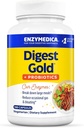 Enzymedica Digest Gold + Probiotics, Formula 2 in-1 per la salute del fegato, enzimi digestivi & culture probiotiche attive, 180 Conte