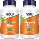 NOW Slippery Elm 400mg 100 capsule (pacchetto di 2)