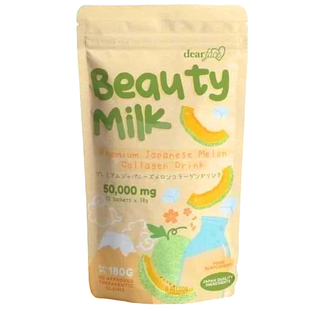 Beauty Milk Collagen giapponese MELON Bere - 50.000mg Collage idrolizzato, 6.3 Ounce (pacchetto di 1)