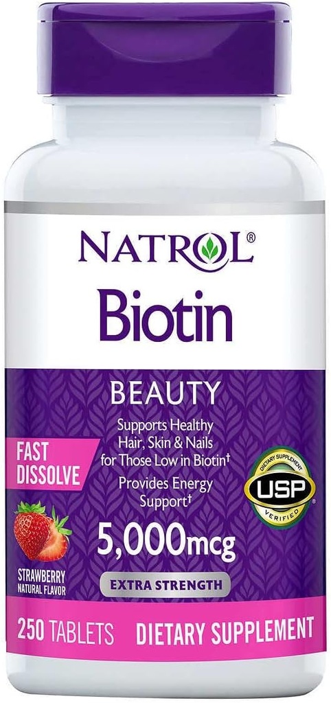 Biotina 5000 mcg., 250 compresse disciolte veloci