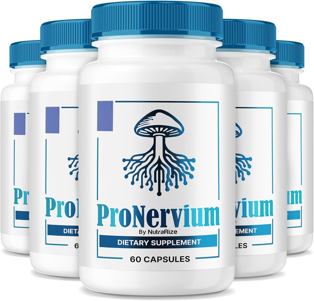 (5 Pack) ProNervium - ProNervium Advanced Nerve Health Supplement, ProNervium Nerve Support Pills dietetici, Formula All-Natural per Dynamic Lifestyle, Pro Nervium Pastillas Recensioni (300 capsule)