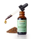 Lovita Bee Propolis Liquid Extract 500mg, 5:1 Resina Gocce con 18% Bioflavonoidi, Antiossidante privo di alcol, Supporto immunitario & Throat Soothing, Senza glutine, Non OGM, 1 Fl Oz (30 mL), 30 giorni di fornitura