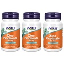 NOW Zinc Picolinate 50mg, 60 capsule (Pack of 3)