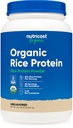 Nutricost Organic Rice Protein Powder (2 LB) - Gluten-Free, Non OGM (da Brown Rice)