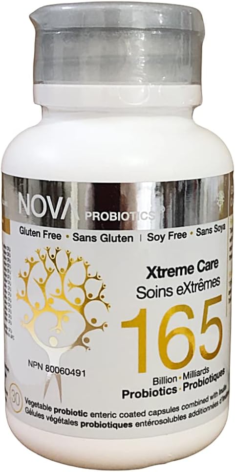 NOVA Probiotici Multi-Strain Xtreme Care 165 miliardi di Probiotici per Capsule-30 VCaps