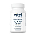 Vital Nutrients Pancreatin & Ox Bile Extract 500mg | Natural Digestive Enzymes for Women & Men | Supporta la digestione di proteine, grassi e carboidrati*| Gluten, Dairy & Soy Free | 60 Capsule