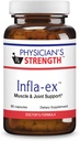Infla-ex di resistenza del medico - 90 capsule - Supporto muscolare e giunto - Non OGM - 45 Serve