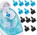 Accessori Compatibile con Navage Nasal Care Nasal Nasal Irrigation System - Salva baccelli d'acqua salata per Easy Operation (6 Nero + 6 Blu), nomal