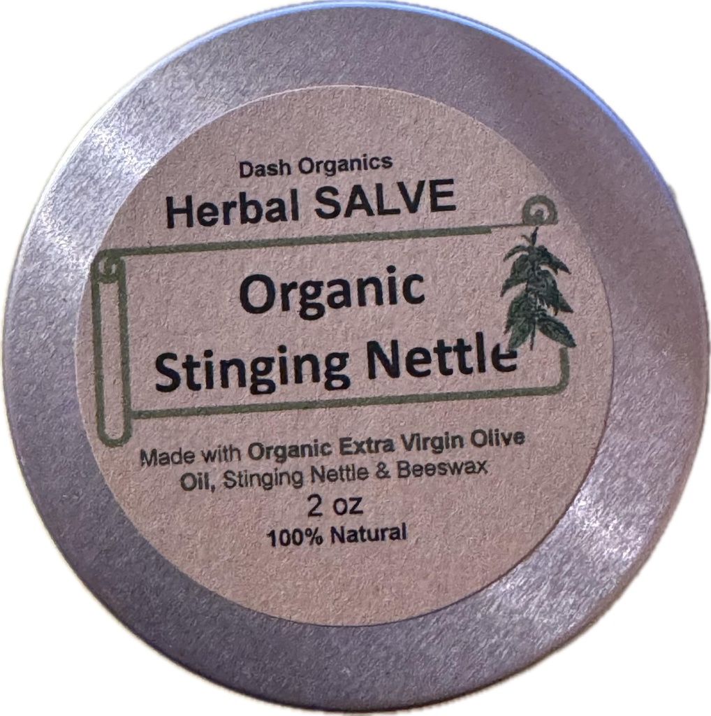 Organic Sting Nettle Salve | 2oz | Unscented | Remover di trucco e di trucco sicuro e chimico