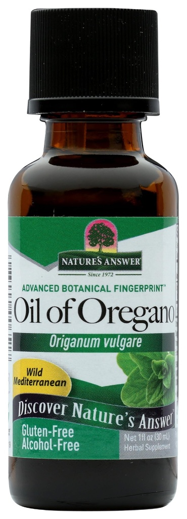 L'olio di risposta della natura di origano Foglia | Supporta la funzione sana intestinale e digestiva | Promuove la buona salute generale e il benessere | senza glutine, senza alcool e senza riserve 1oz