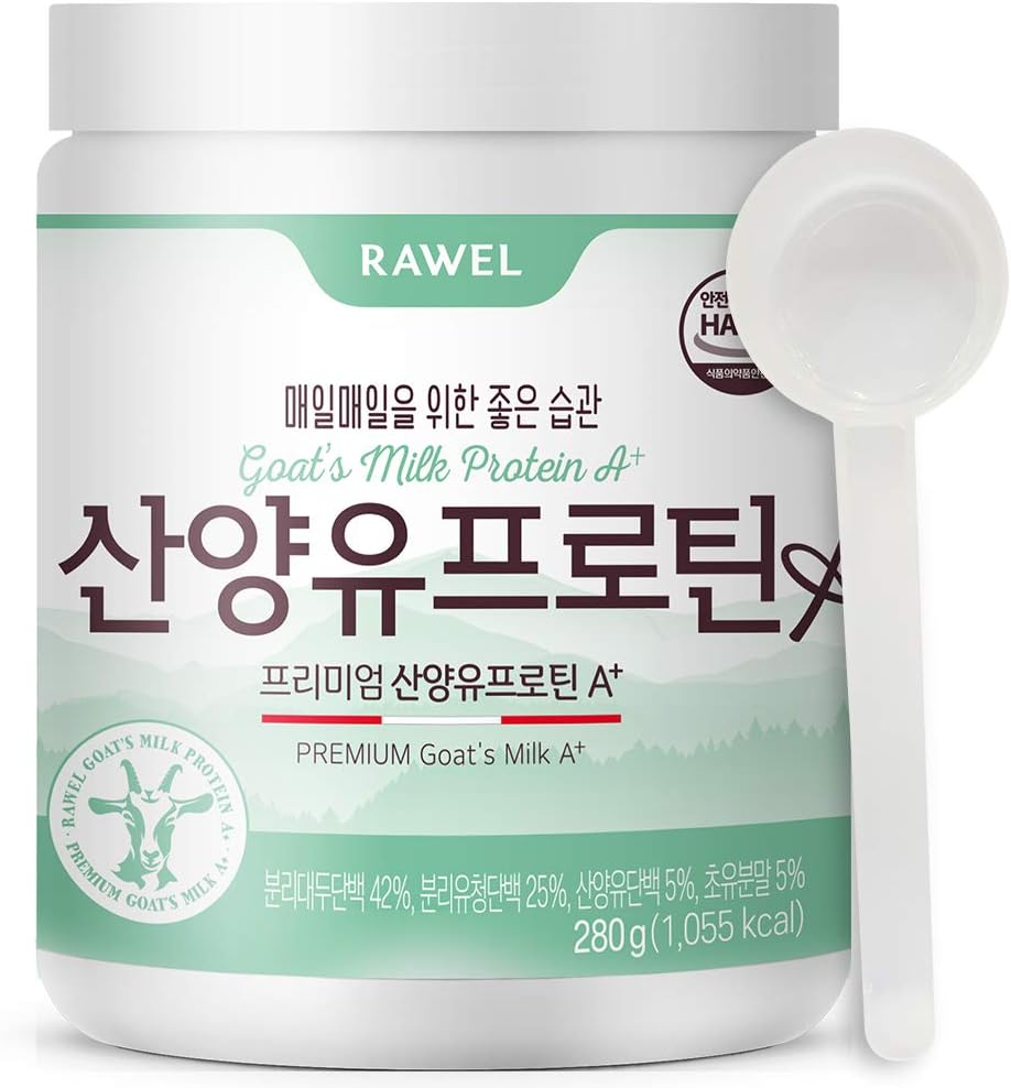 Polvere di proteine della proteina del latte della capra A+ (9.87oz) / Alta nella proteina per sostenere la crescita / Supporta la salute del fegato e la digestione / isolato di proteine del siero (WPI)