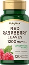 Piping Rock Red Raspberry Leaf Capsule | 1200mg | 120 pillole | Estratto di foglie concentrato | Non OGM, Gluten Free Supplement