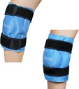 REVIX Ice Pack per lesioni alle gambe e sollievo dal dolore al ginocchio - Reusable Gel Ice Wrap Around Intero ginocchio dopo la chirurgia
