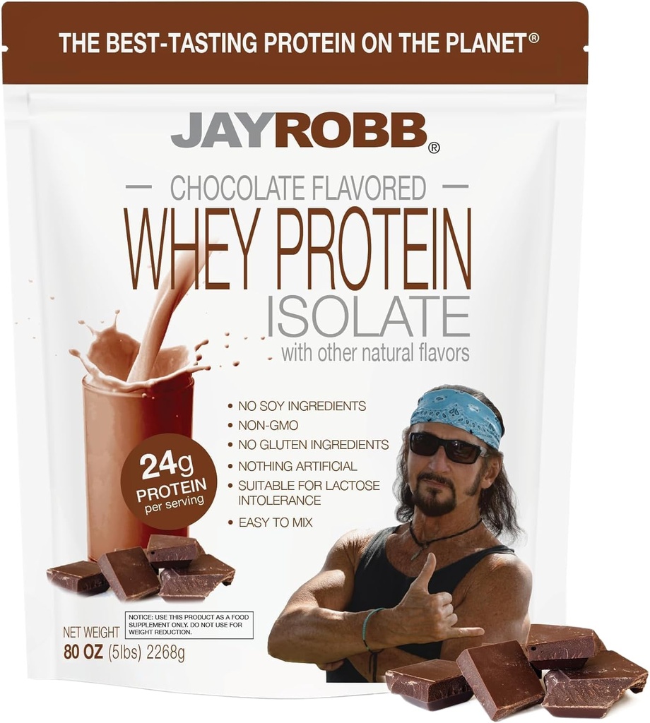 Jay Robb Whey Protein Chocolate singolo Packet, 1,06 OZ