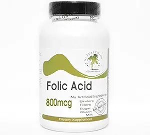 Acido Folico 800mcg ~ 200 capsule - No Additivi ~ Integratori di natura
