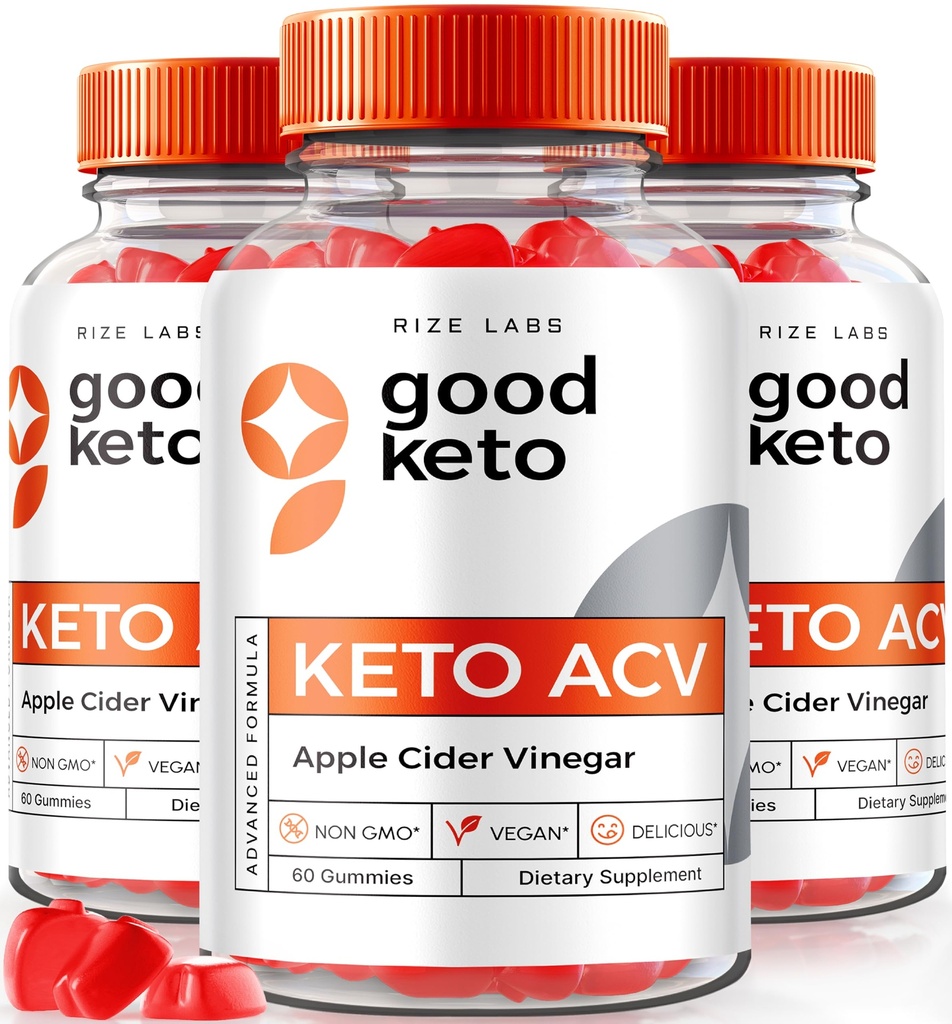 rize labs - Buon Keto ACV Gummies per la perdita di peso avanzata, tutto naturale, Formula Premium, supplemento di Aceto di Sidro di Mela (180 Gummies)