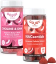 NAC 600mg + Choline & DHA Gummies Bundle - Supporto nutrizionale per il benessere quotidiano