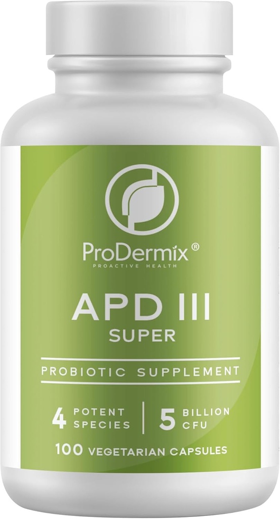 Kosher APD III Integratore Probiotico, Supporta costipazione occasionale, diarrea, gas &amp; Bloating, 5 miliardi di CFU Manutenzione 100 capsule vegetariane