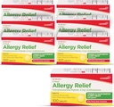 Leader 4 ore Allergy Relief, Chlorpheniramine Maleate Tablets, Antistamina, 4 mg, 100 Count (Pacchetto di 6)