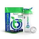 BioTrust Keto Elevate Pure C8 MCT olio polvere (senza aroma) BlenderBottle Bundle