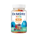 DR. MORITZ Bambini Multivitamina Gummies 14 Vitamine essenziali Supplemento giornaliero per età 2+ Vitamina ACDE Vegetariana B6 B12 Zinc Biotin Gummy Multivitaminici per bambini- (60 Conteggio)