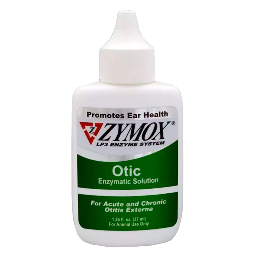 Pet King Brands Zymox Soluzione enzimatica otica per cani e gatti a Soothe Ear Infezioni Senza Idrocortisone per Itch Relief, 1.25oz