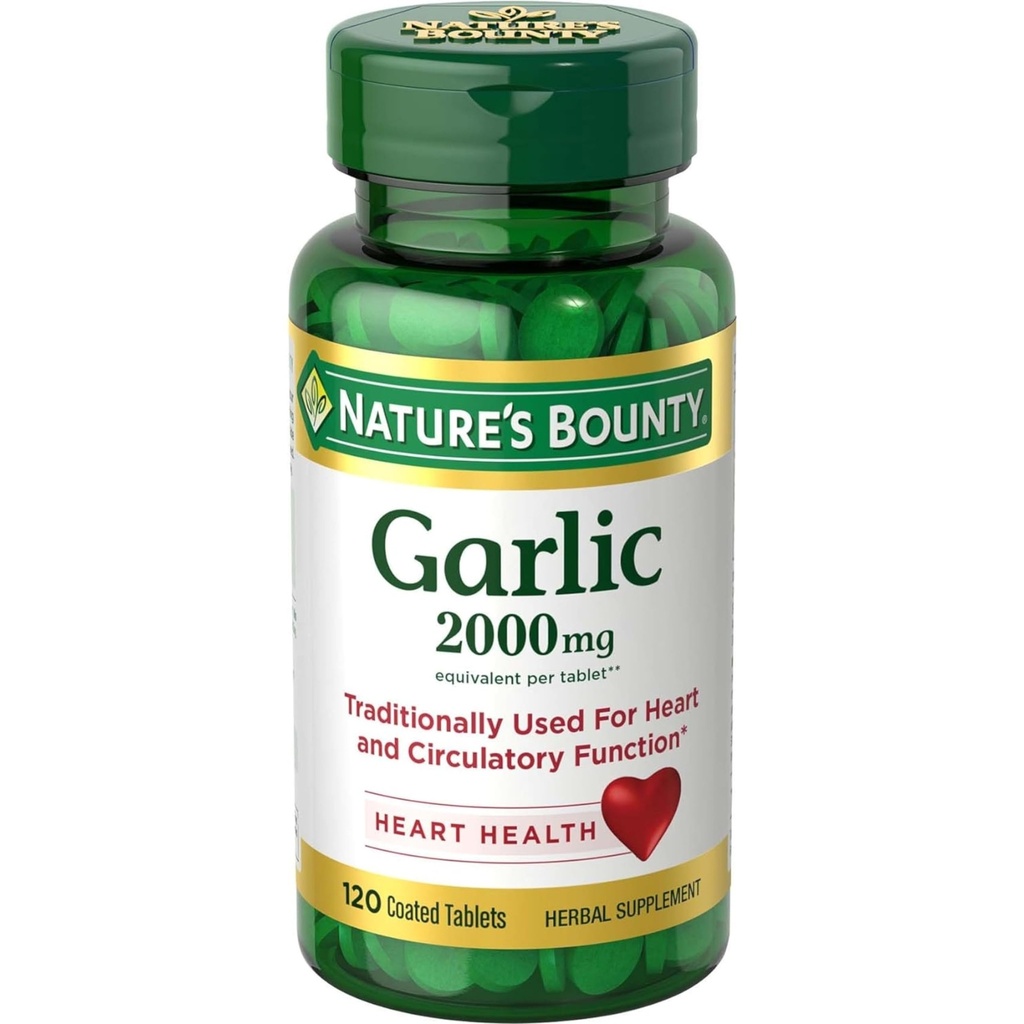 Aglio Bounty della natura 2000mg, compresse 120 ea