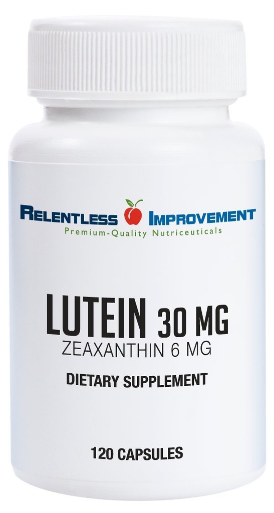Alta potenza 30mg Lutein Plus 6mg Zeaxanthin 120 Vege-Capsules naturale Marigold estratto per la salute degli occhi Nessun filler 100% Active Material