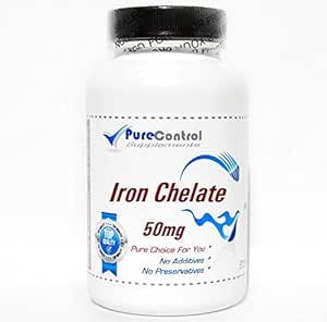 Iron Chelate 50mg // 200 capsule // Pure // da PureControl Supplements