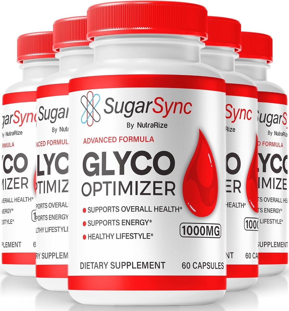 NutraRize (5 Pack) Zucchero Sync Glyco Optimizer Capsule, ZuccheroSync Glyco Optimiser, Sugar Sync Joint Optimizer, Zucchero Sync Gluco Cleanse Detox Formula, SugarSync Glycol Recensioni (300 capsule)