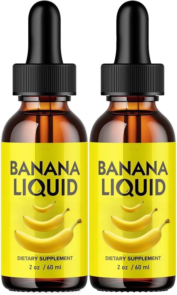 Banana Supplemento Liquido Originale 60ml Banana Estratto liquido per le donne Gut Salute 2 Pack