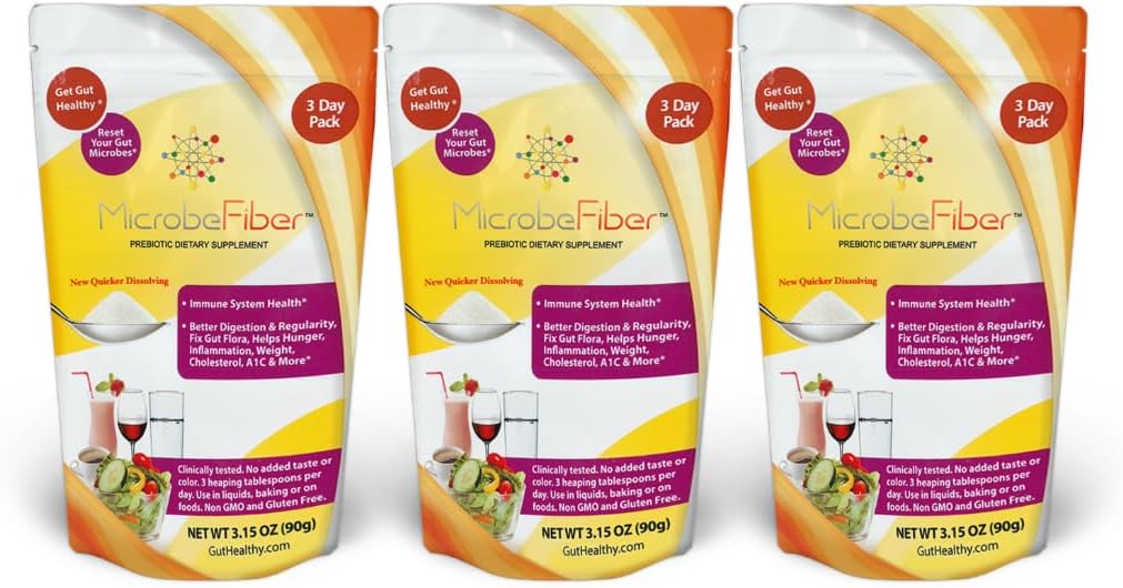 Fibra solubile prebiotico - Reset Gut Microbes & Get Gut Healthy - pacchetto di viaggio di 3 giorni