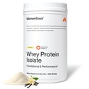Momentous Essential Grass-Fed Whey Protein Powder - 20 g Whey Isolate Protein - NSF Certificato per lo sport - Gluten-Free - 24 Serve per l'uso quotidiano essenziale - Vanilla - Pacchetto May Vary