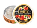 LyvWel Ultra Caffeine Pouch – Peach Sweet Tea – 225 mg di caffeina naturale con Guarana – Energia pulita per Focus & Mood – 1-Pack (15 Pouches)