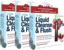 Alimentazione applicata 5 giorni Liquido Cleanse & Flush - 10 Tubi liquidi, Confezione da 3 - Cancella la materia di eccesso & promuove la funzione intestinale sana - 30 Serve