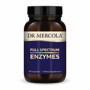 Dr. Mercola Full Spectrum Enzymes - 22 diversi enzimi - Supporta la salute digestiva e immunitaria - Aiuta a digerire carboidrati, grassi, proteine e fibre - Non OGM, senza glutine e senza soia - 90 capsule