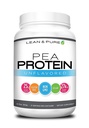 Lean & Pure Pea Protein Powder, Vegan, Carb basso, 25g di Proteine, Non OGM, Gluten Free, 27 Servings, 843g