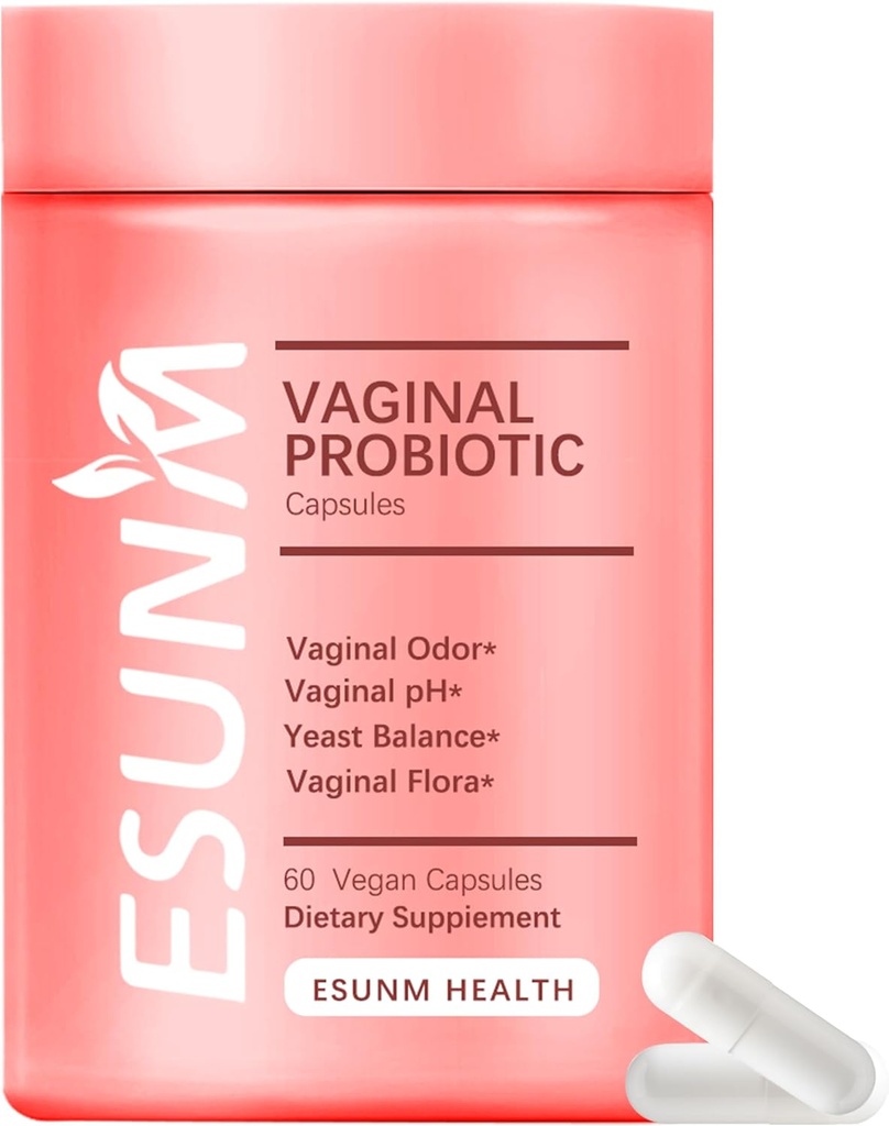 Integratore di salute vaginale delle donne,probiotici vaginali per le donne pH Balance Prebiotici & Lactobacillus Probiotici,Promote sana odore vaginale & flora vaginale, 60 conte