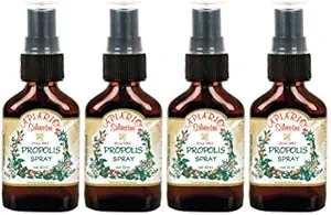 4 Bottiglie di Apiario Silvestre Green Bee Propolis Spray Glycolic Estratto 30ml - Non alcoholic, Wax Free, Sugar Free