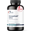 Design per la salute OmegAvail Ultra TG Fish Oil 1200mg - Trigliceride Formula Omega 3 Fish Oil Supplement con DHA/EPA - No Fishy Aftertaste (120 Softgels)