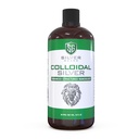 Integratore di supporto Immune Liquido Colloidale Aumentato – Acqua d'Argento Strutturato Puro e Naturale – Soluzione d'Argento Colloidale Organico – Bottiglia da 16 oz (1 Confezione)