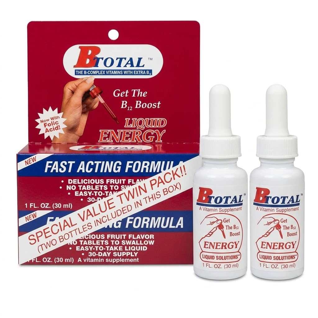 La soluzione B-Total - Vitamine B Sottolinguali - Twin Pak