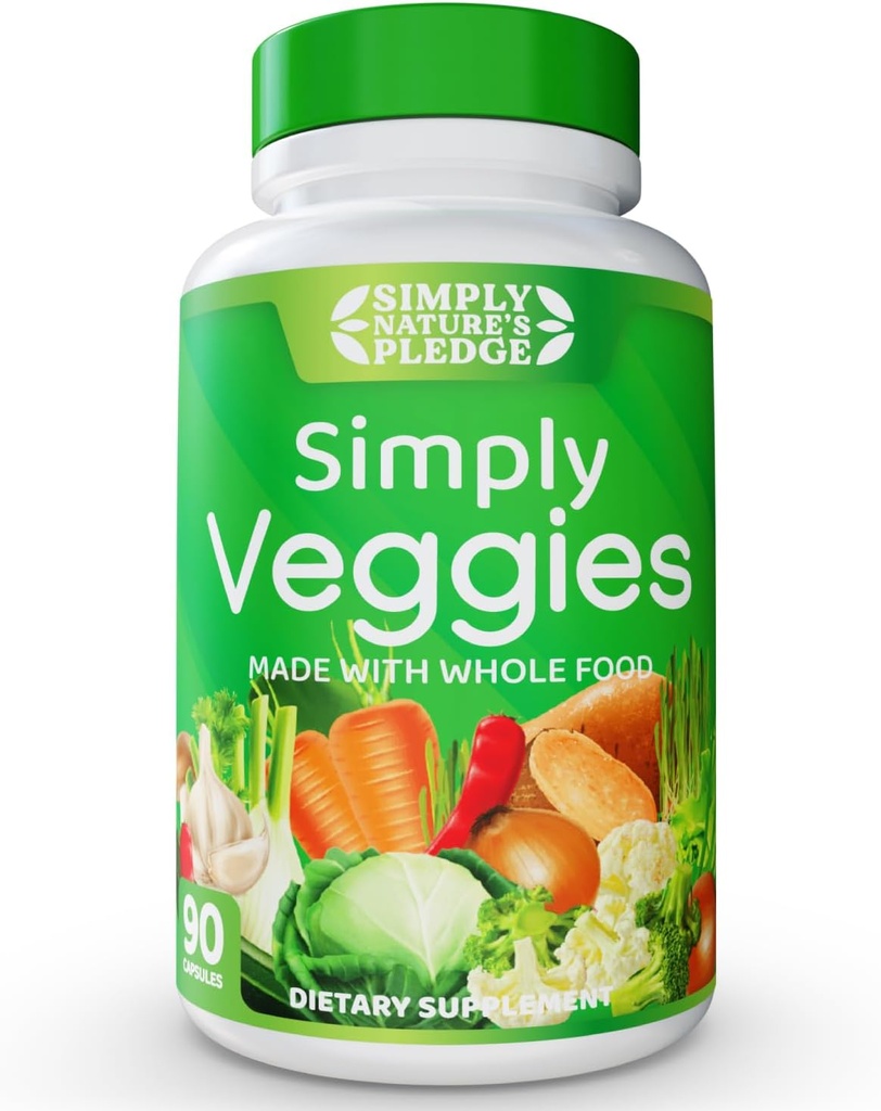 Semplicemente il Pledge della Natura - Realizzato con Superfood Alimentari Interi, imballato con Beta Carotene & 18 Verdura Diverse - 100% Soia Gratis