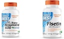 Medico migliore trans-resveratrolo 600 mg 60 contatore & Fisetin con Novusetin 100 mg 30 conte