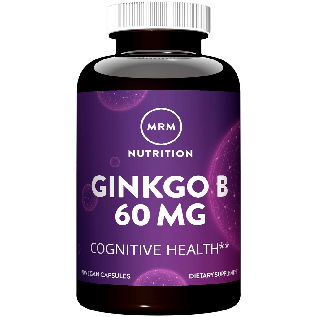 MRM Nutrition Ginkgo B 60mg | Gluten-Free + Vegan | 120 Serve