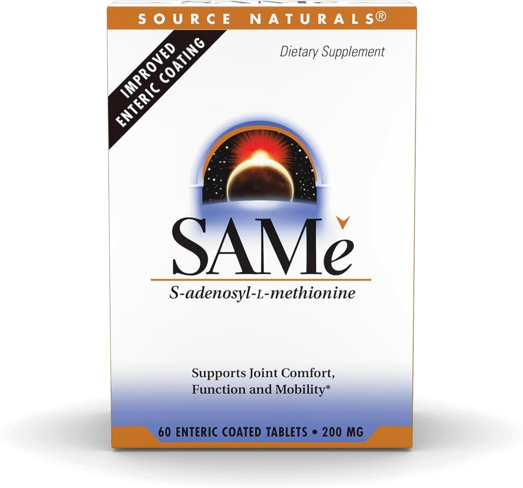 Sorgente Naturals Same, Supporta il Comfort Congiunto, 200 mg - 60 compresse rivestite enteriche
